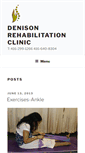 Mobile Screenshot of denisonrehab.com